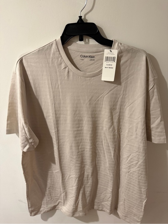 Calvin Klein Other - Calvin Klein Men’s Short-Sleeve Crew T-Shirt in Light Taupe